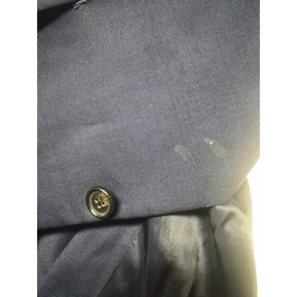 Ralph Lauren Mens Navy Blue 100% Wool 2 Button Blazer Sport Coat 44L Canada - Picture 12 of 13